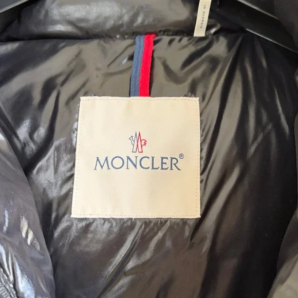 Moncler Puffer Down Long Jacket- Black - Picture 6 of 15